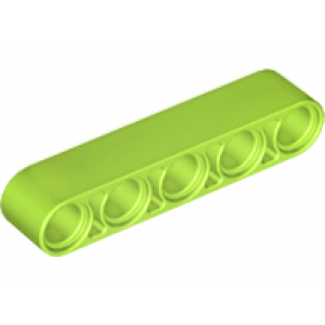 Technic, Hefbalk Dik 1x5 Lime